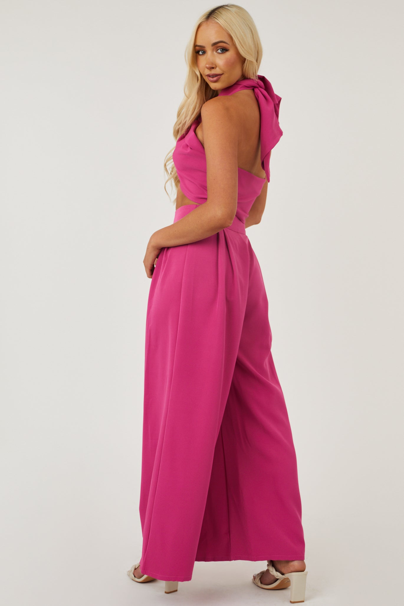 Hibiscus Wrap Around Top and Pants Set