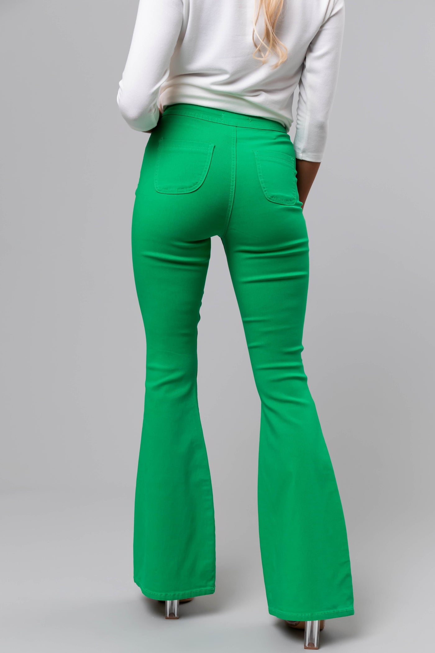 JC & JQ Bella Jade Super Stretch Flare Jeans