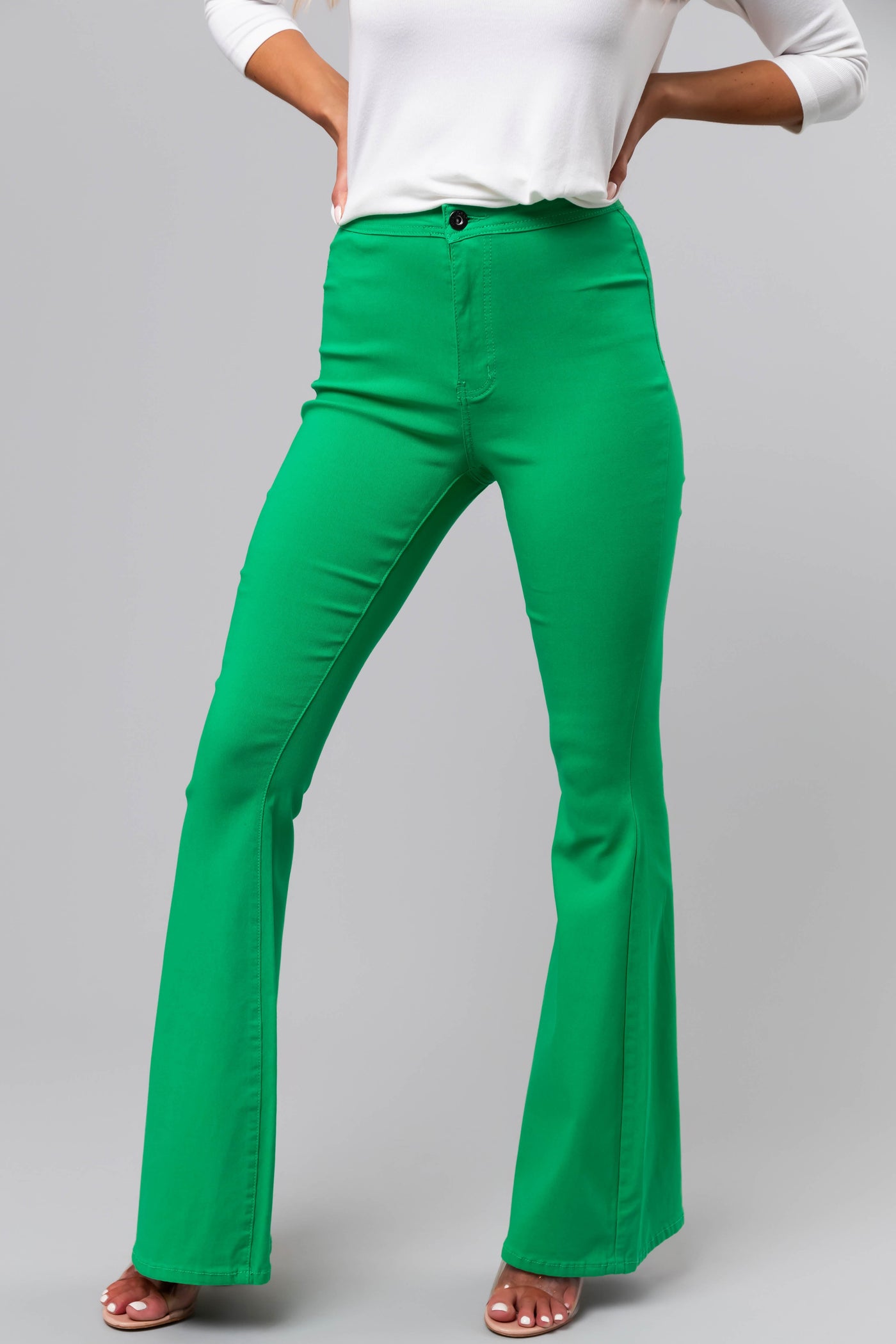 JC & JQ Bella Jade Super Stretch Flare Jeans