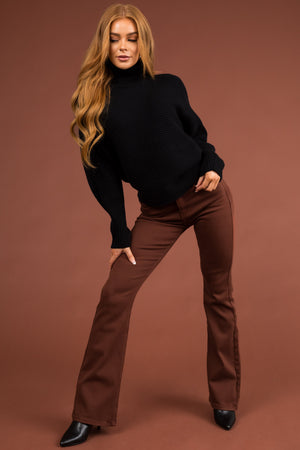 KanCan Chestnut High Rise Bootcut Jeans