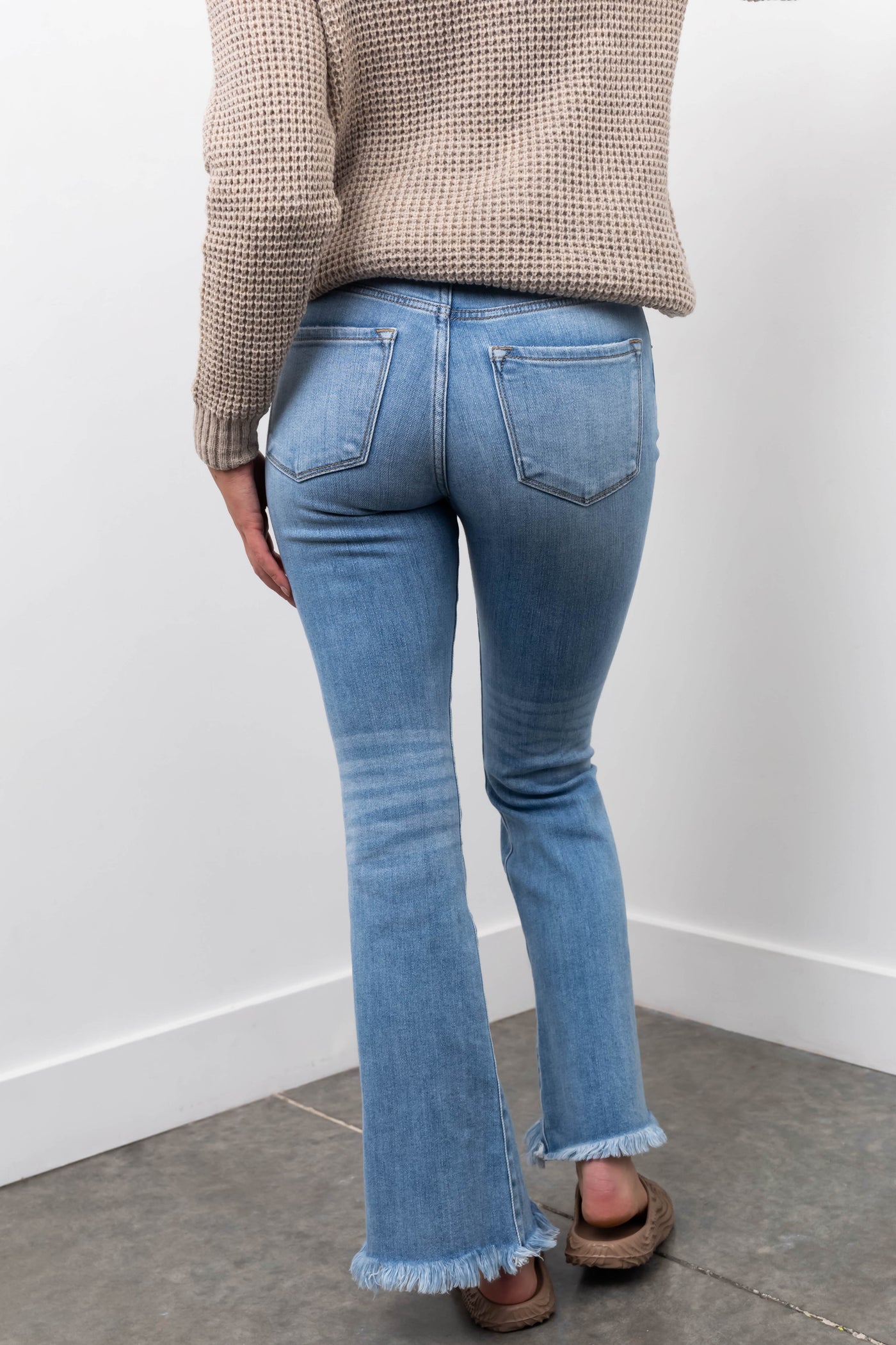 KanCan Light Wash High Rise Bootcut Jeans