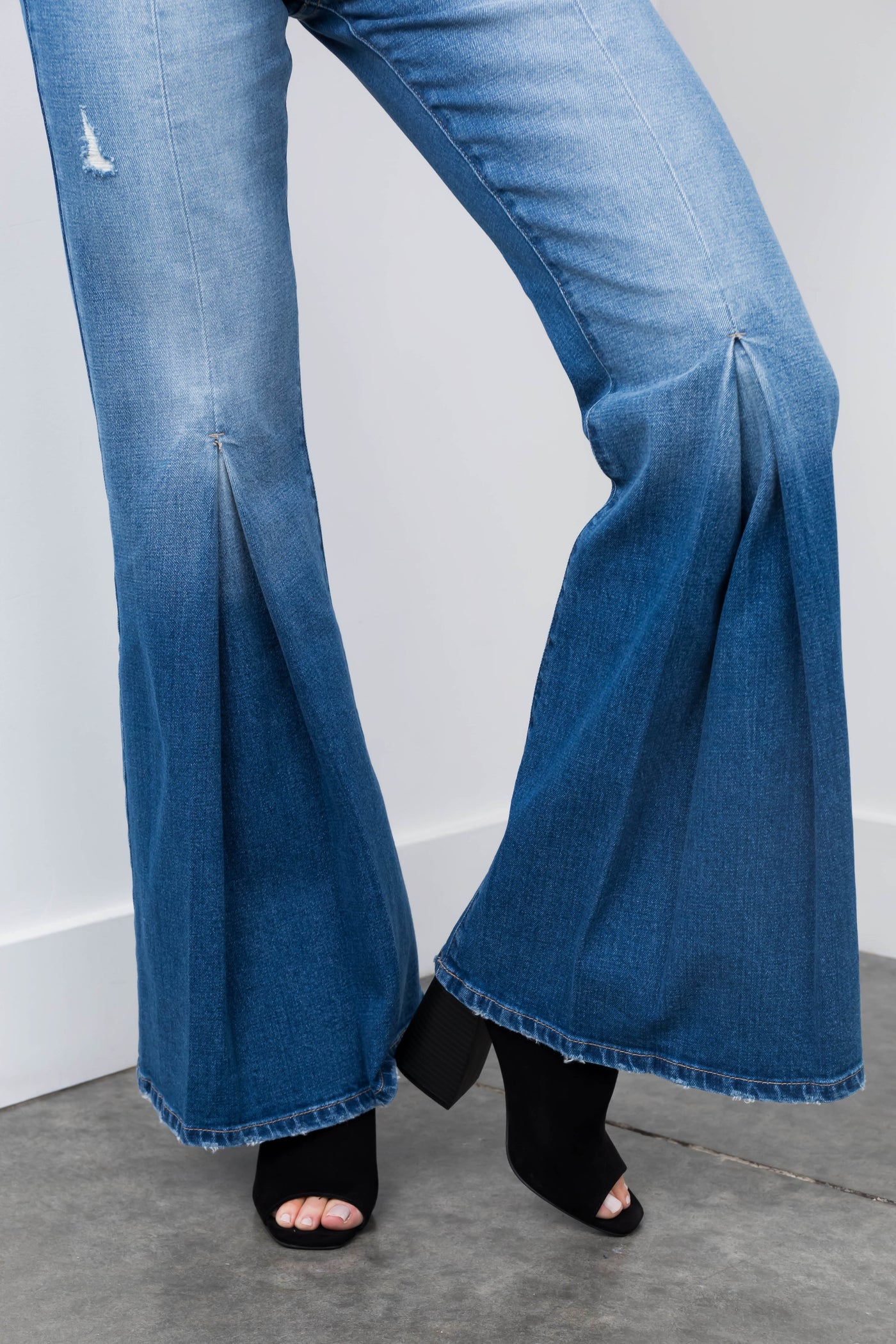 KanCan Medium Wash High Rise Super Flare Jeans