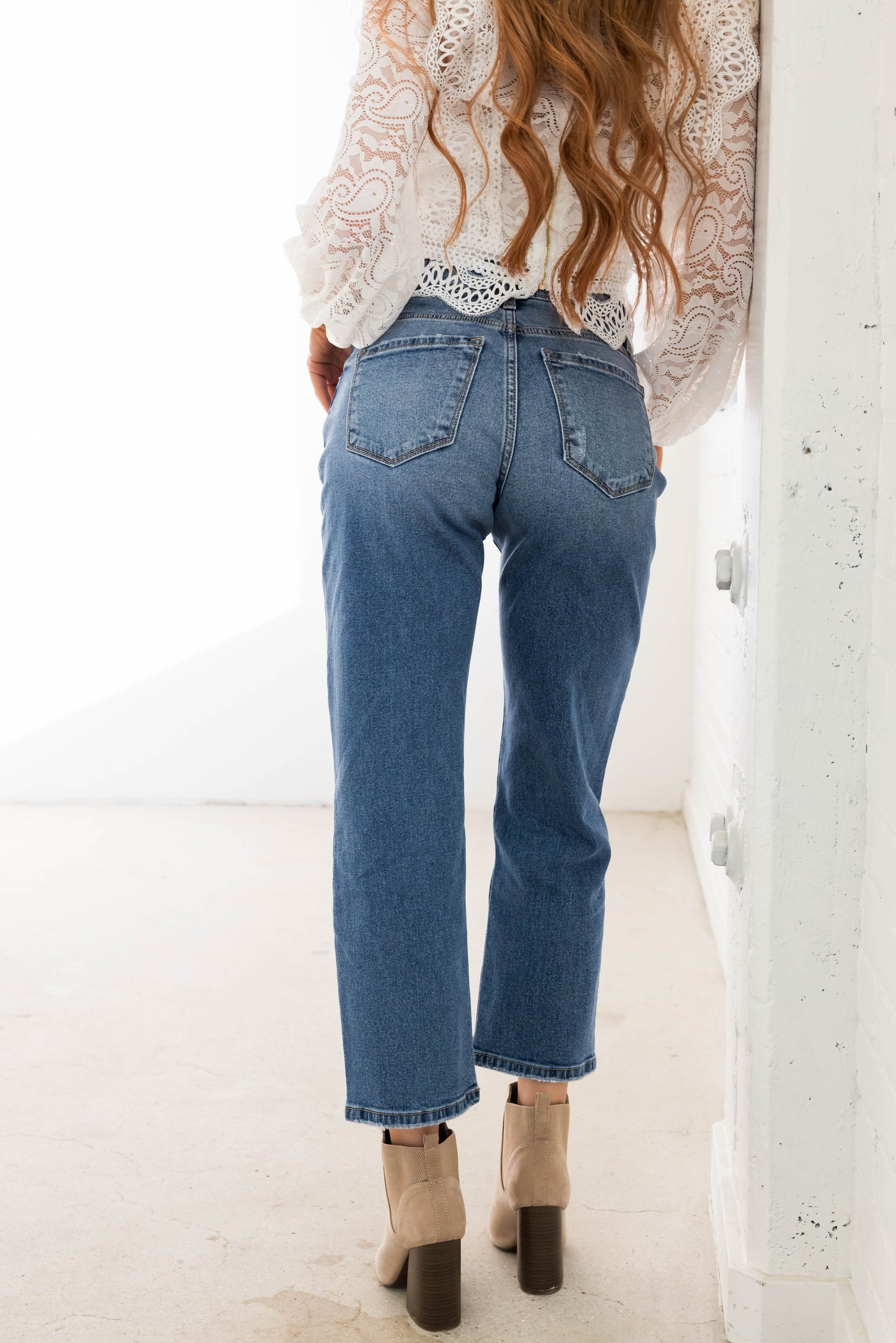 KanCan Comfort Stretch High Rise Straight Jeans