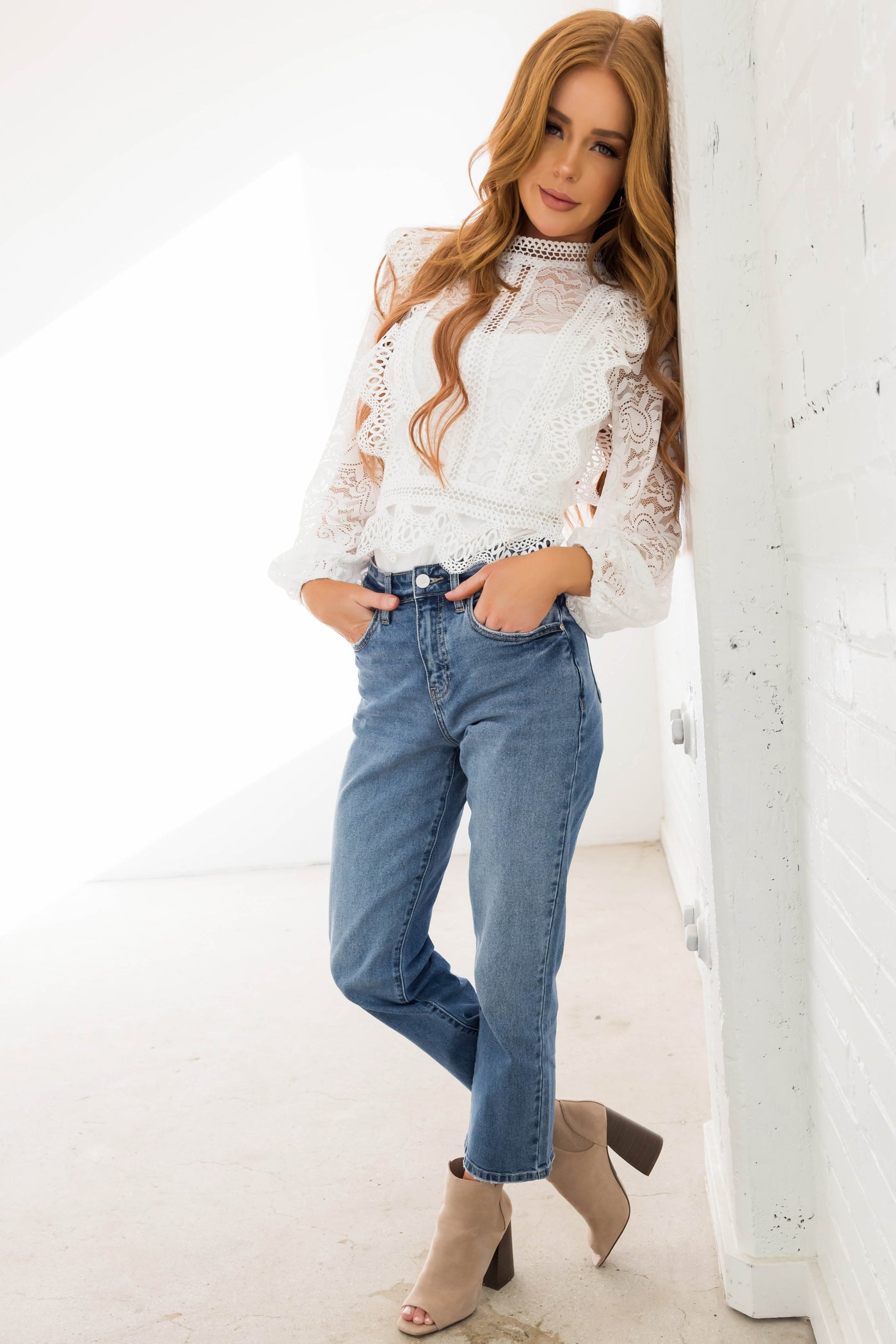 KanCan Comfort Stretch High Rise Straight Jeans