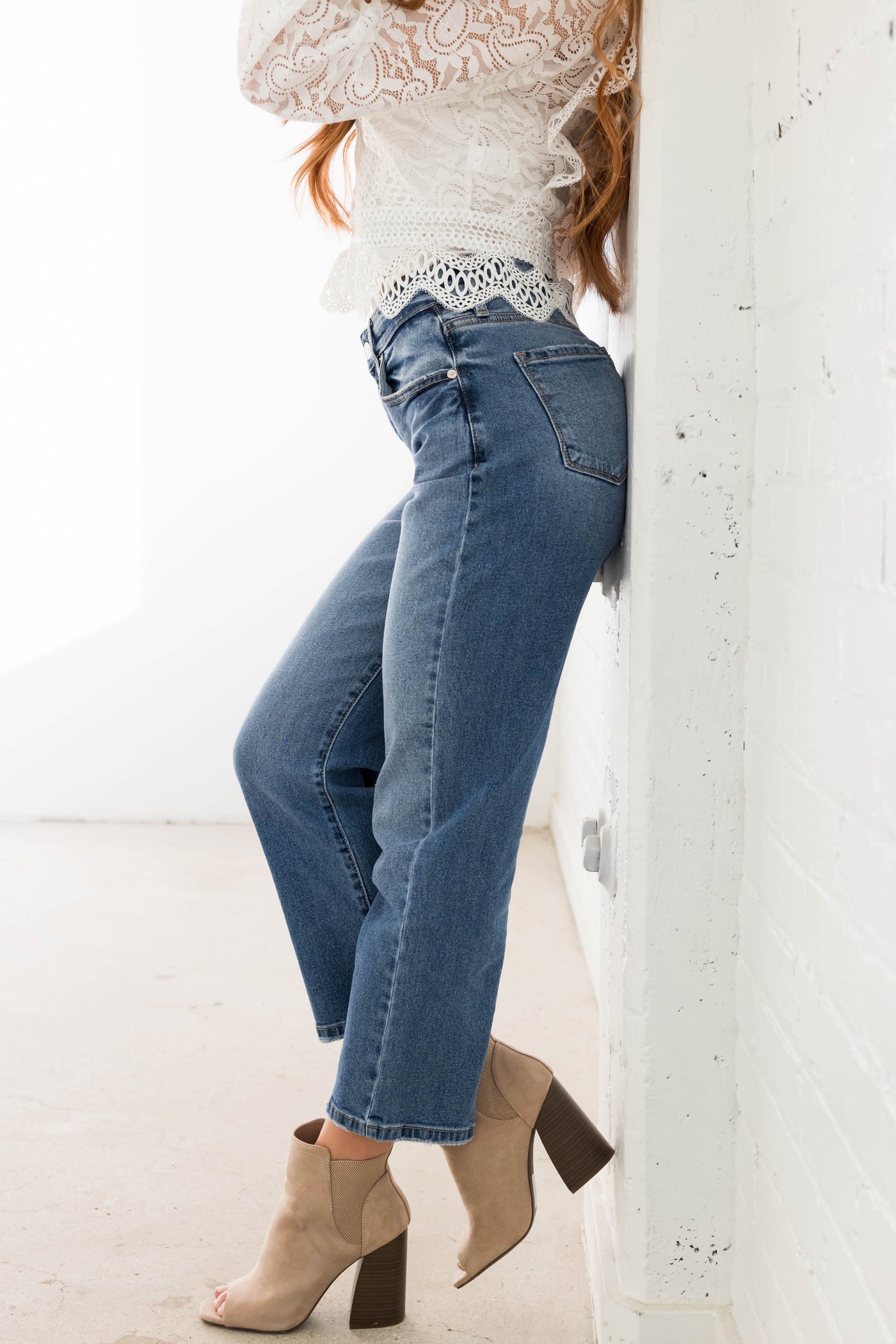 KanCan Comfort Stretch High Rise Straight Jeans