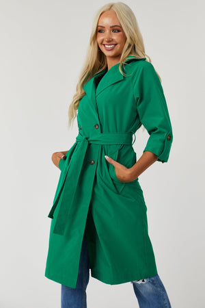 Lex Jade Lightweight Long Trench Coat