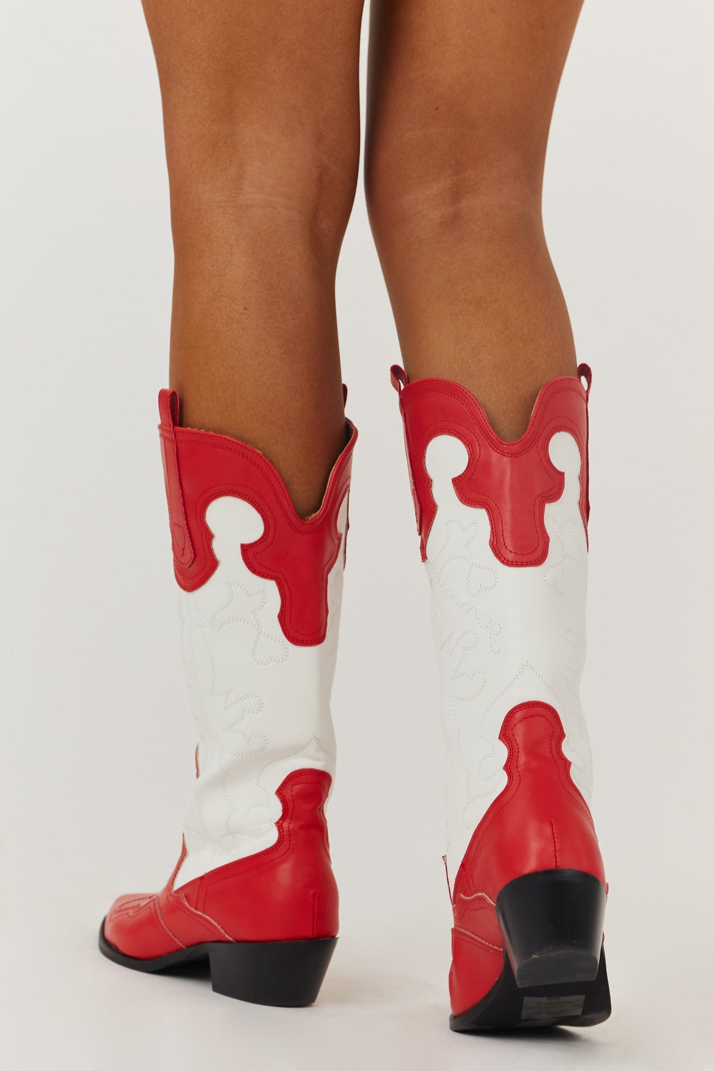 Ruby and Ivory Pointed Toe Western Boots