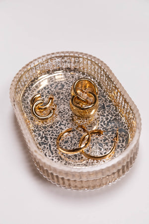 Shiny Gold Solid Assorted Hoop Earring Set