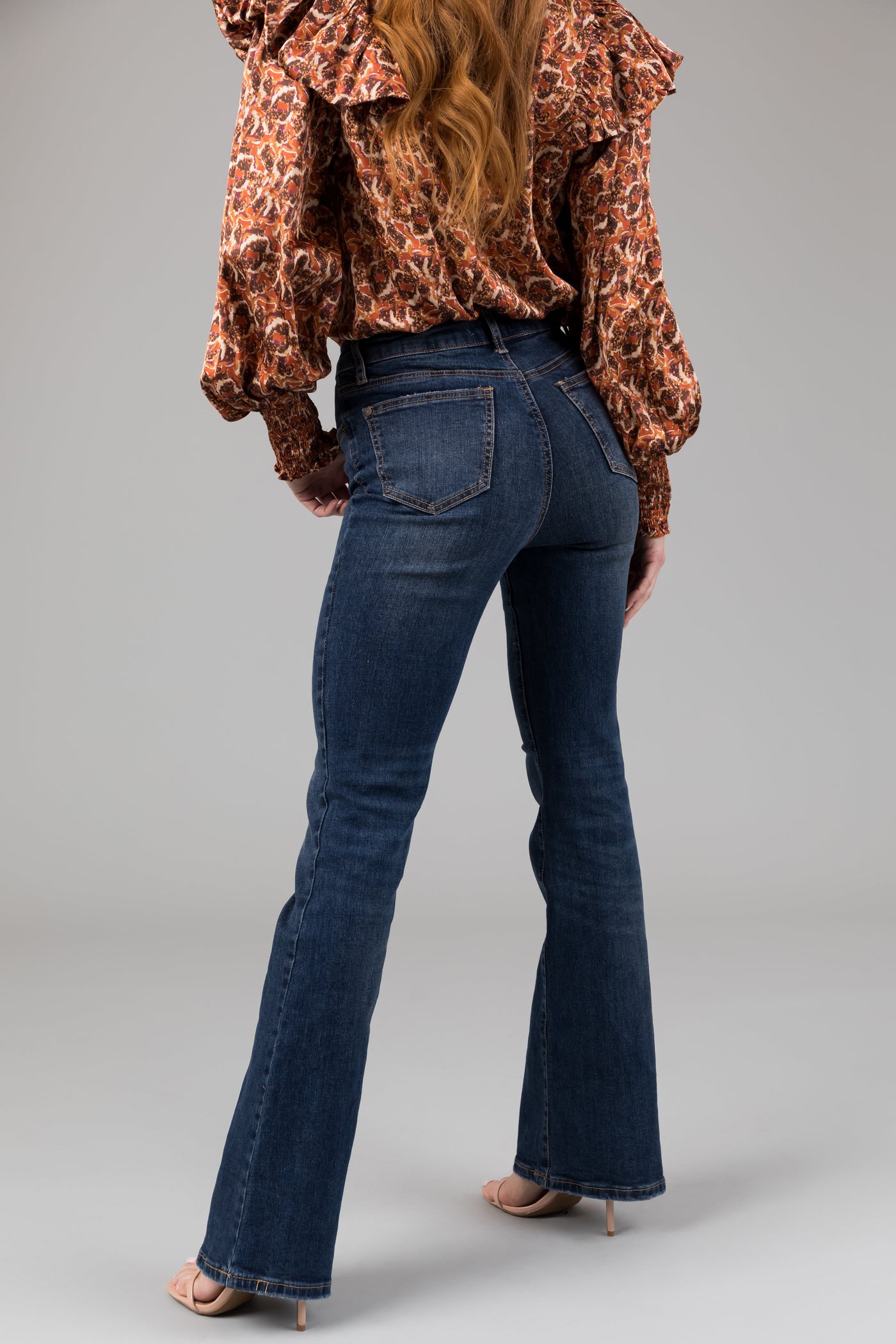 Special A Medium Wash High Rise Bootcut Jeans