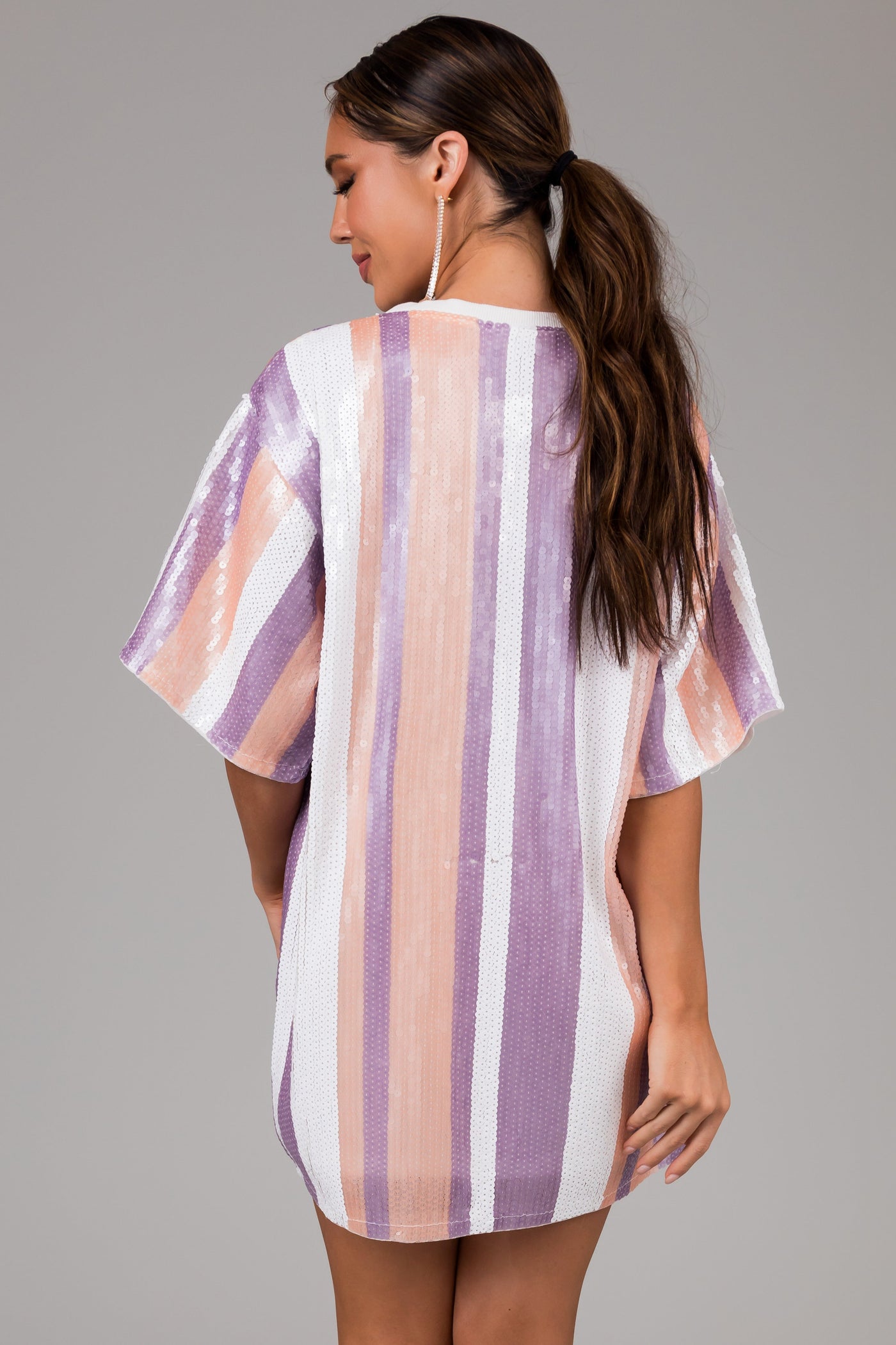 Tea Rose 'It's My Birthday' Sequin Tunic Dress