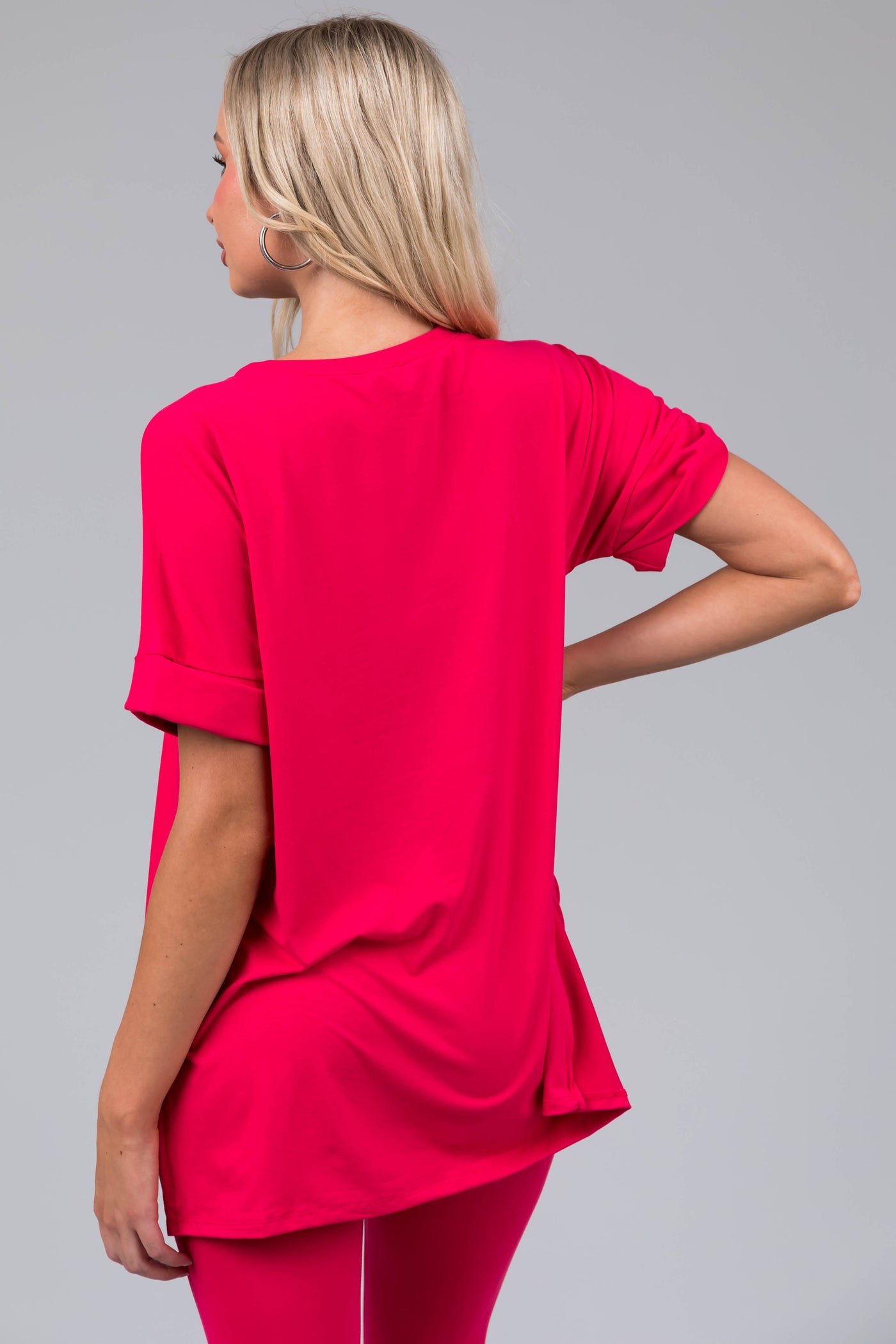 Watermelon Microfiber Top and Leggings Set