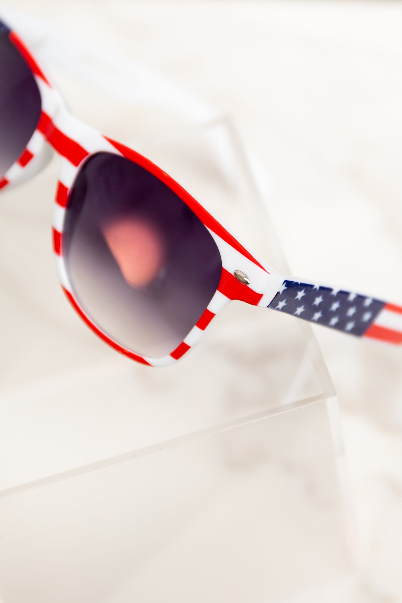 American Flag Gradient Lens Acrylic Sunglasses