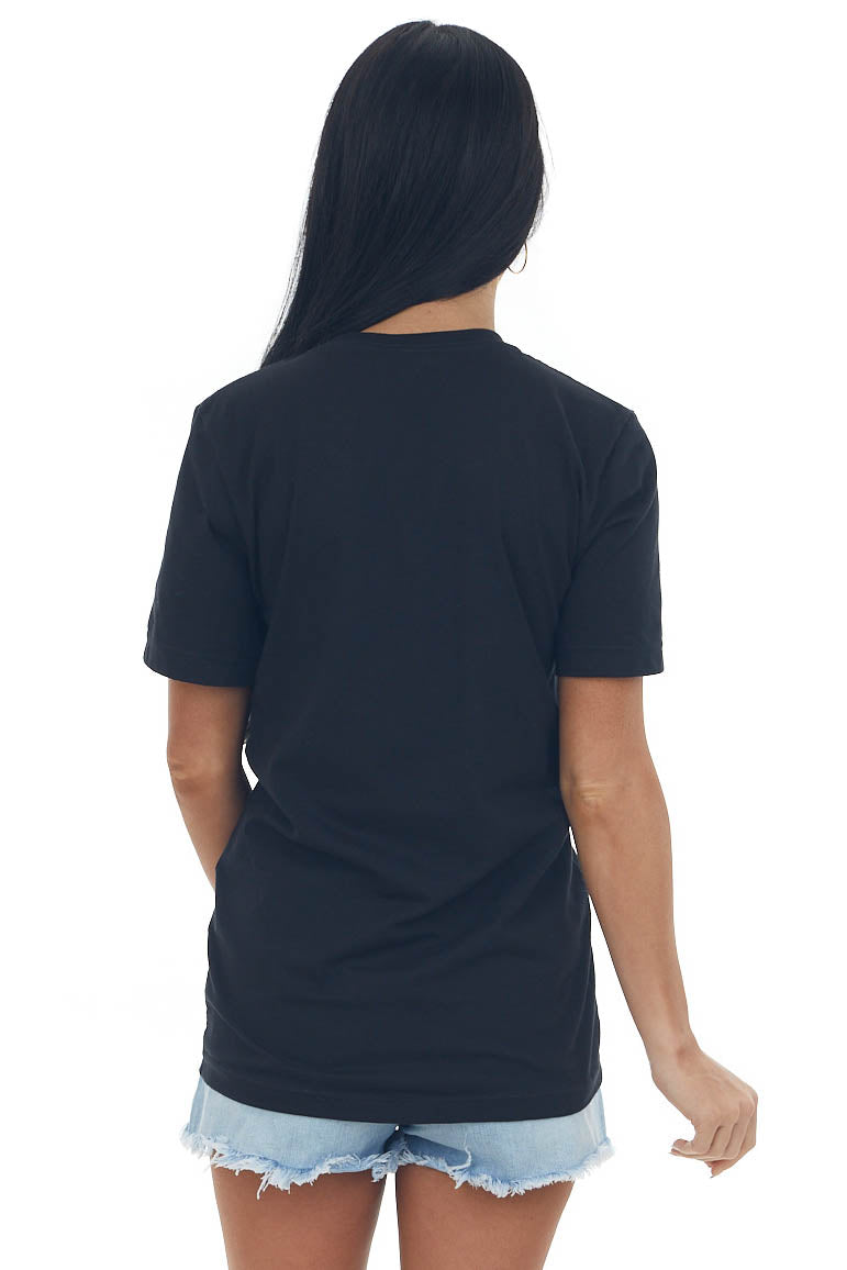 Black 'Wifey' Short Sleeve Graphic Tee