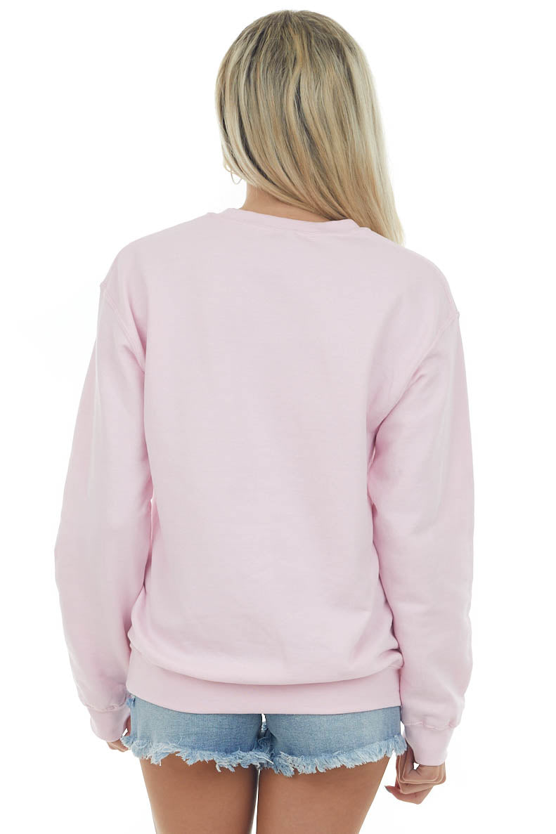 Blush Vintage 'Mrs' Fleece Lined Sweatshirt