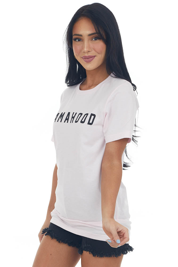 Blush 'Mamahood' Short Sleeve Graphic Tee
