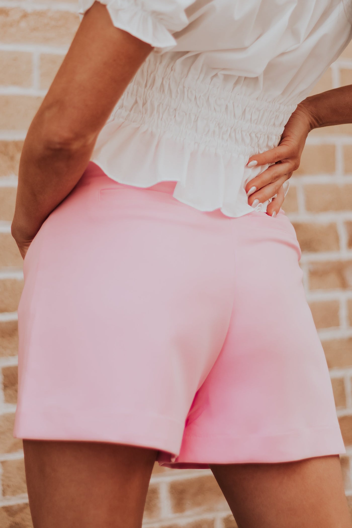 Bubblegum Loose Leg Woven Shorts