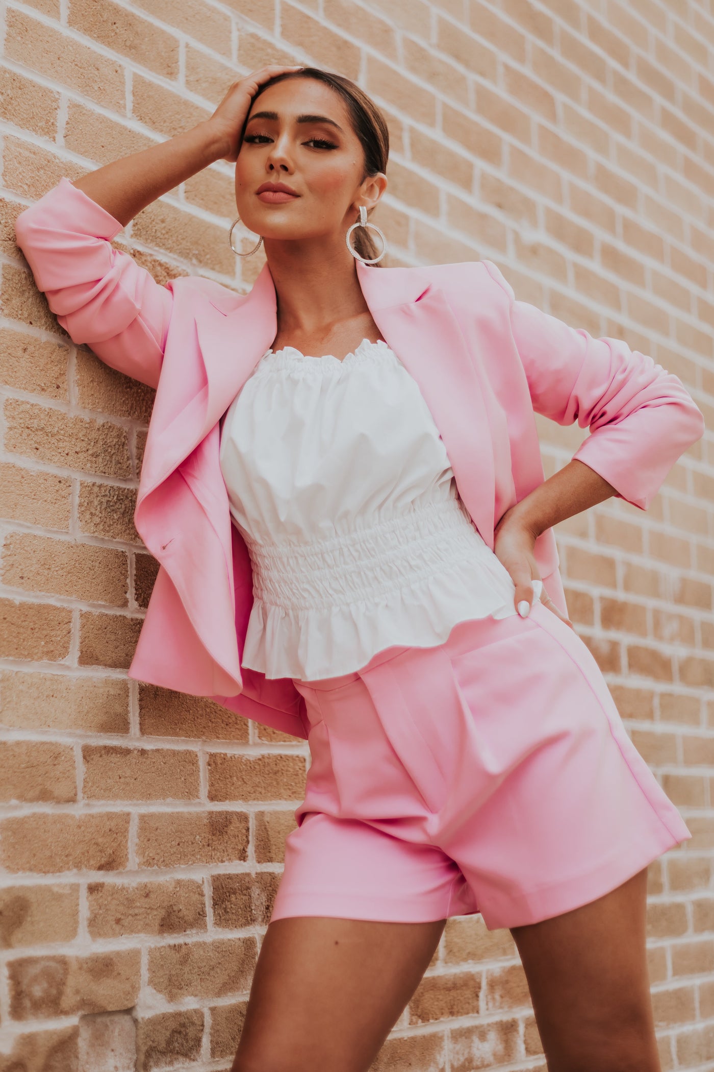 Bubblegum Loose Leg Woven Shorts