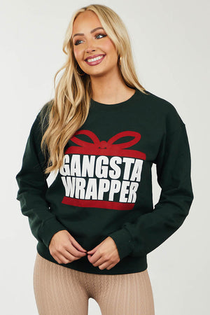 Forest 'Gangsta Wrapper' Holiday Sweatshirt