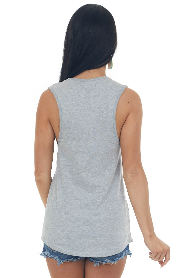 Heather Grey 'Fiesta Siesta Tequila' Tank Top