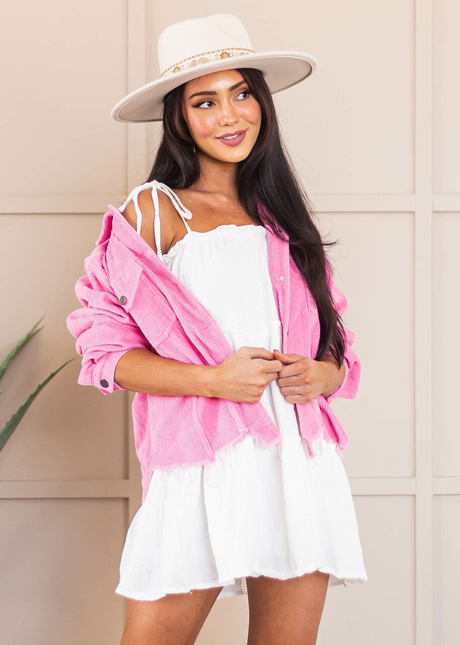 Ivory Textured Sleeveless Tiered Mini Dress with Ruffles