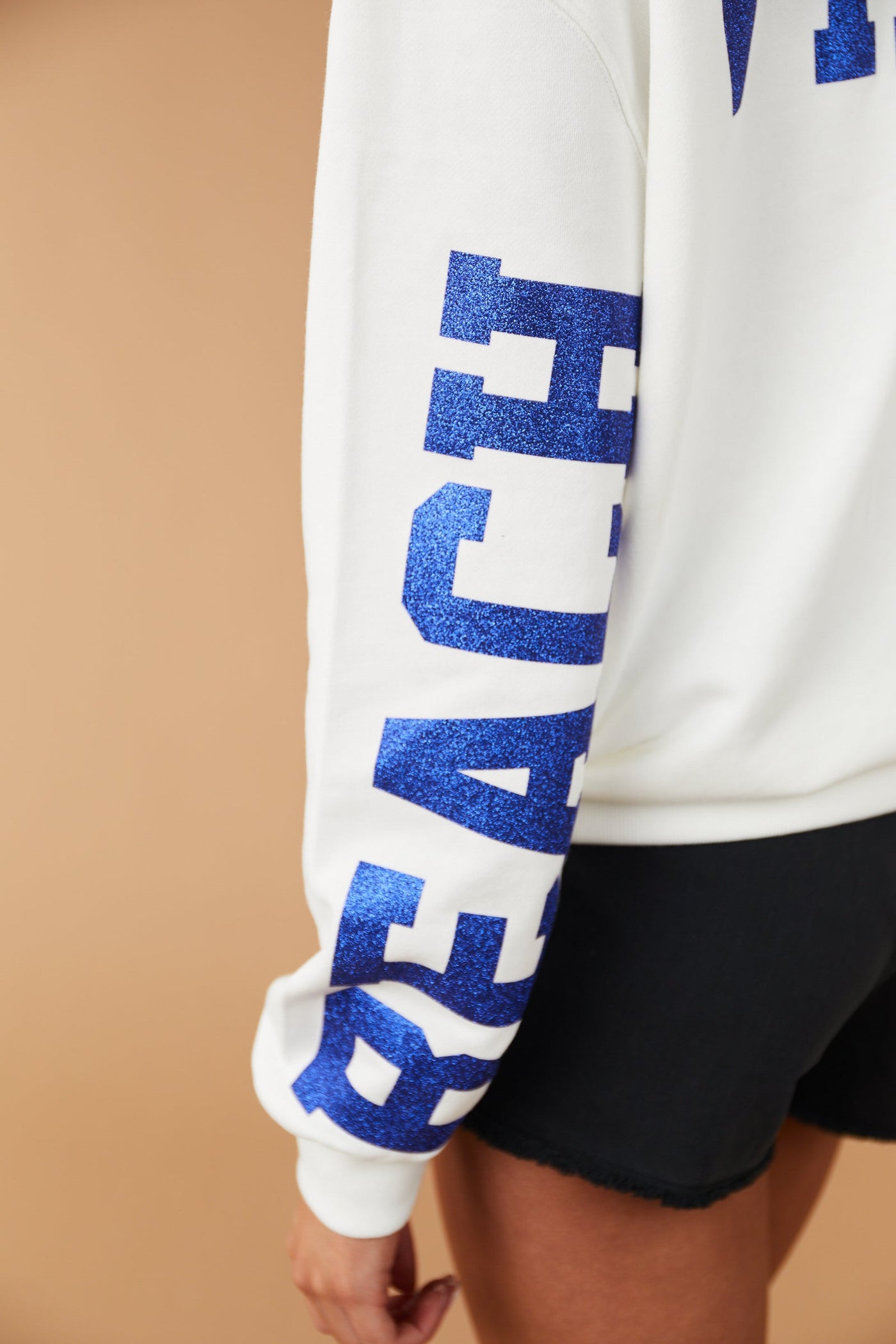 Off White 'Beach Vibes Only' Graphic Sweatshirt