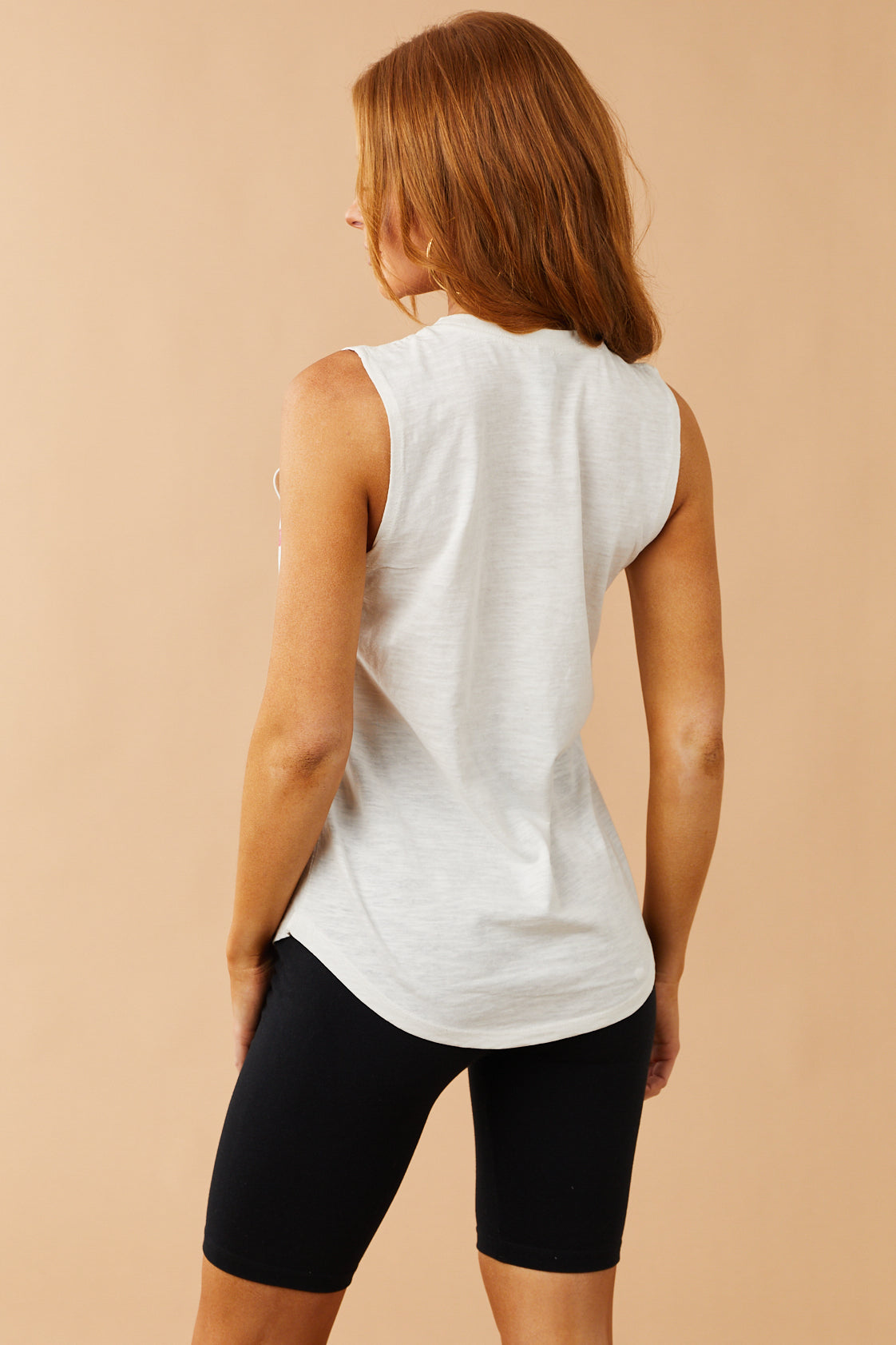 Off White 'Self Care Club' Graphic Tank Top