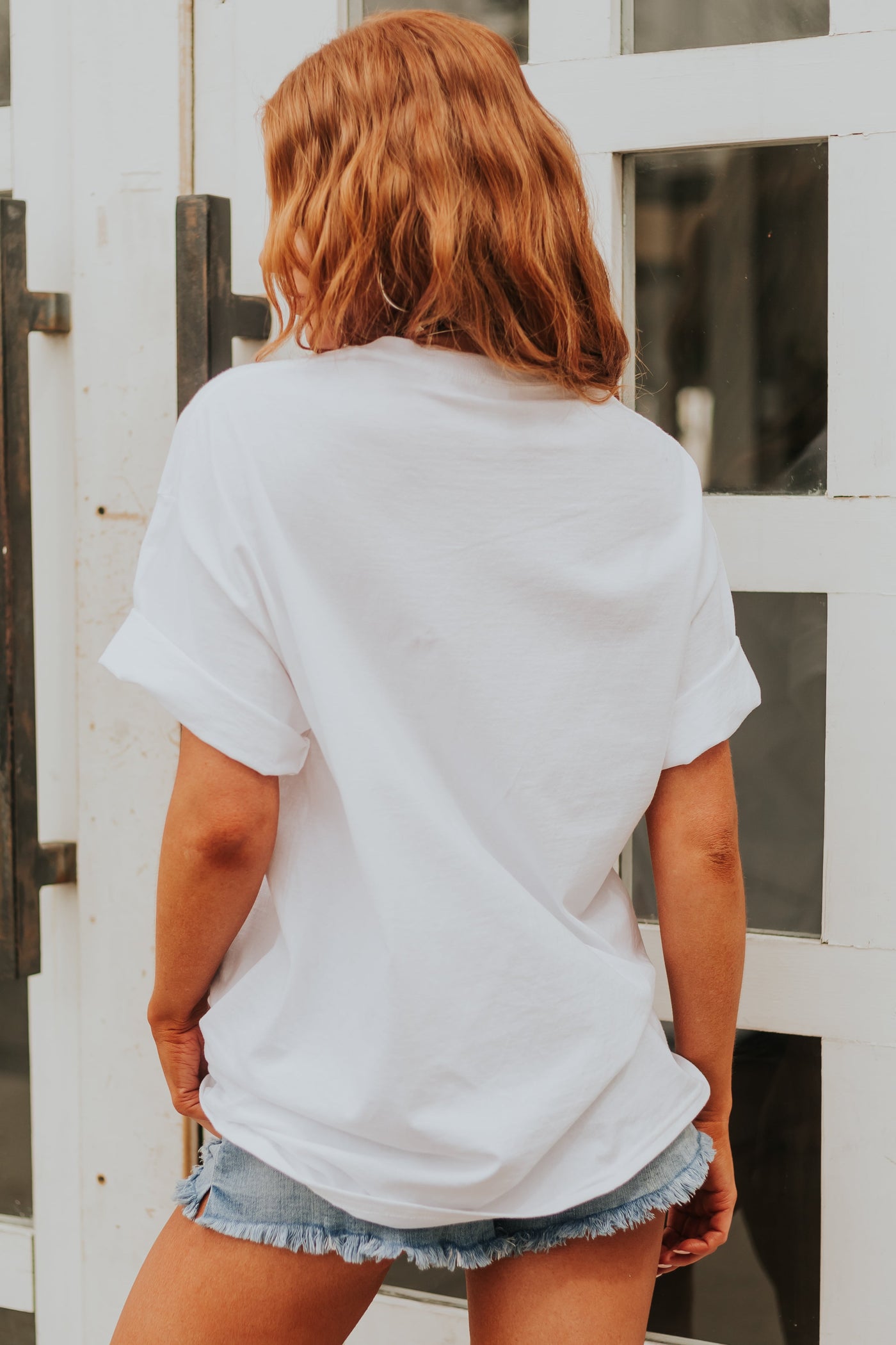 Off White 'Wild and Free' Oversized Graphic Tee