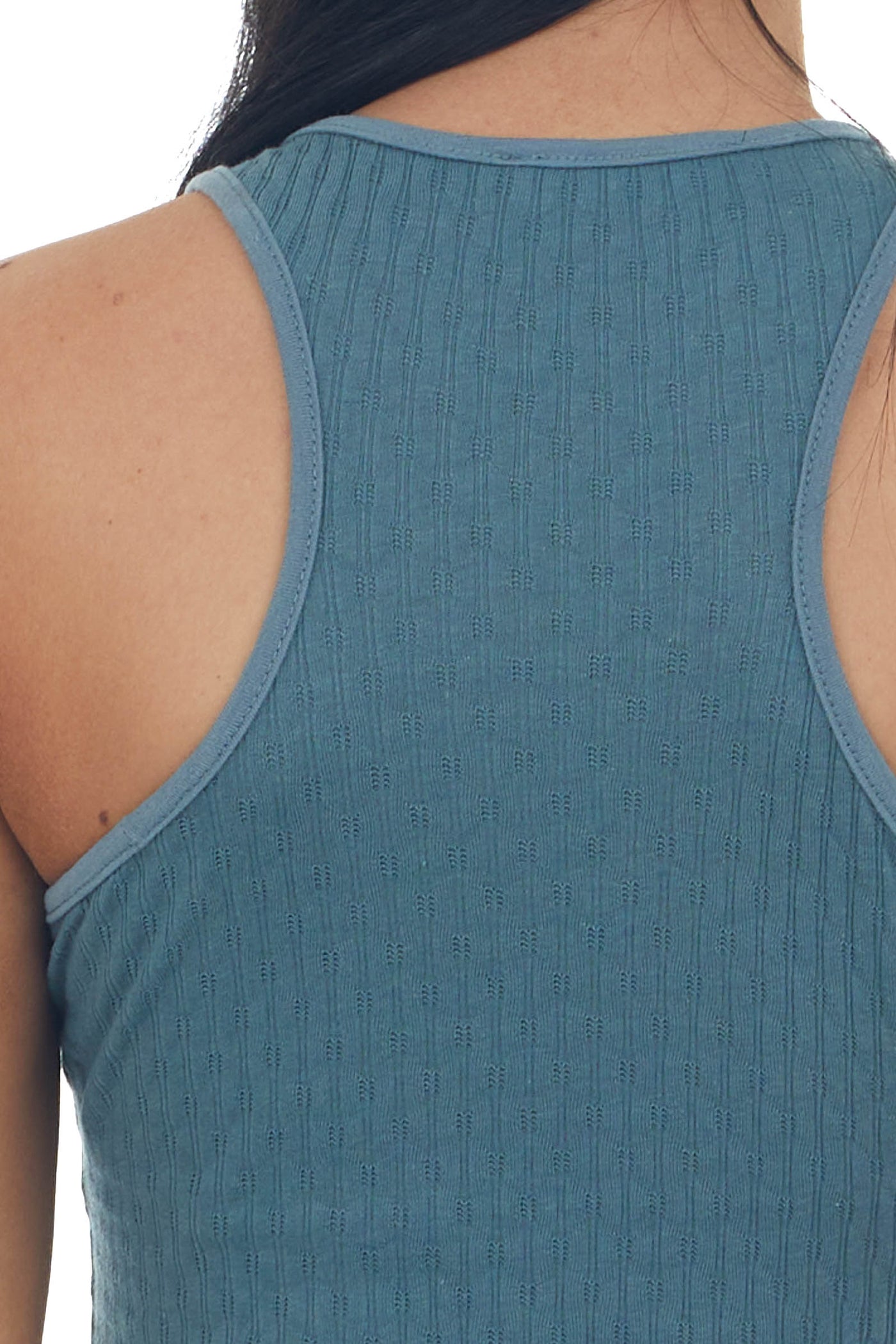 Spruce Textured Ribbed Knit Bodycon Dress