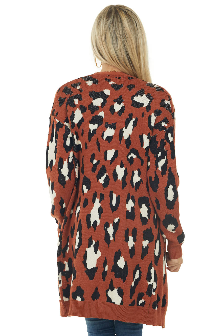 Tawny Leopard Super Soft Duster Cardigan