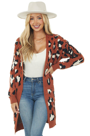 Tawny Leopard Super Soft Duster Cardigan