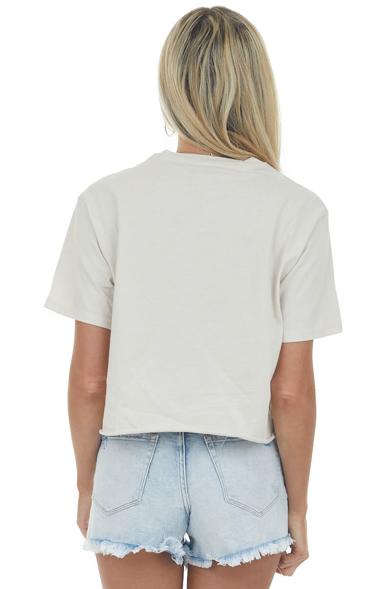 Vanilla 'Senorita Needs a Margarita' Crop Top