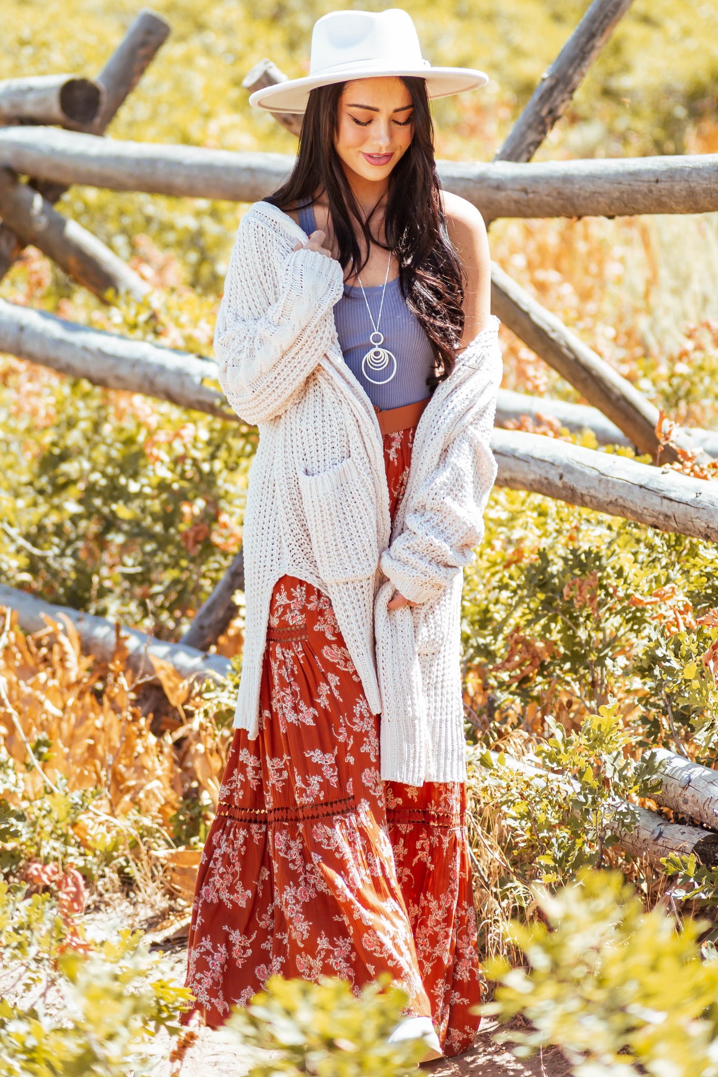 Vintage Cream Soft Chunky Cable Knit Cardigan