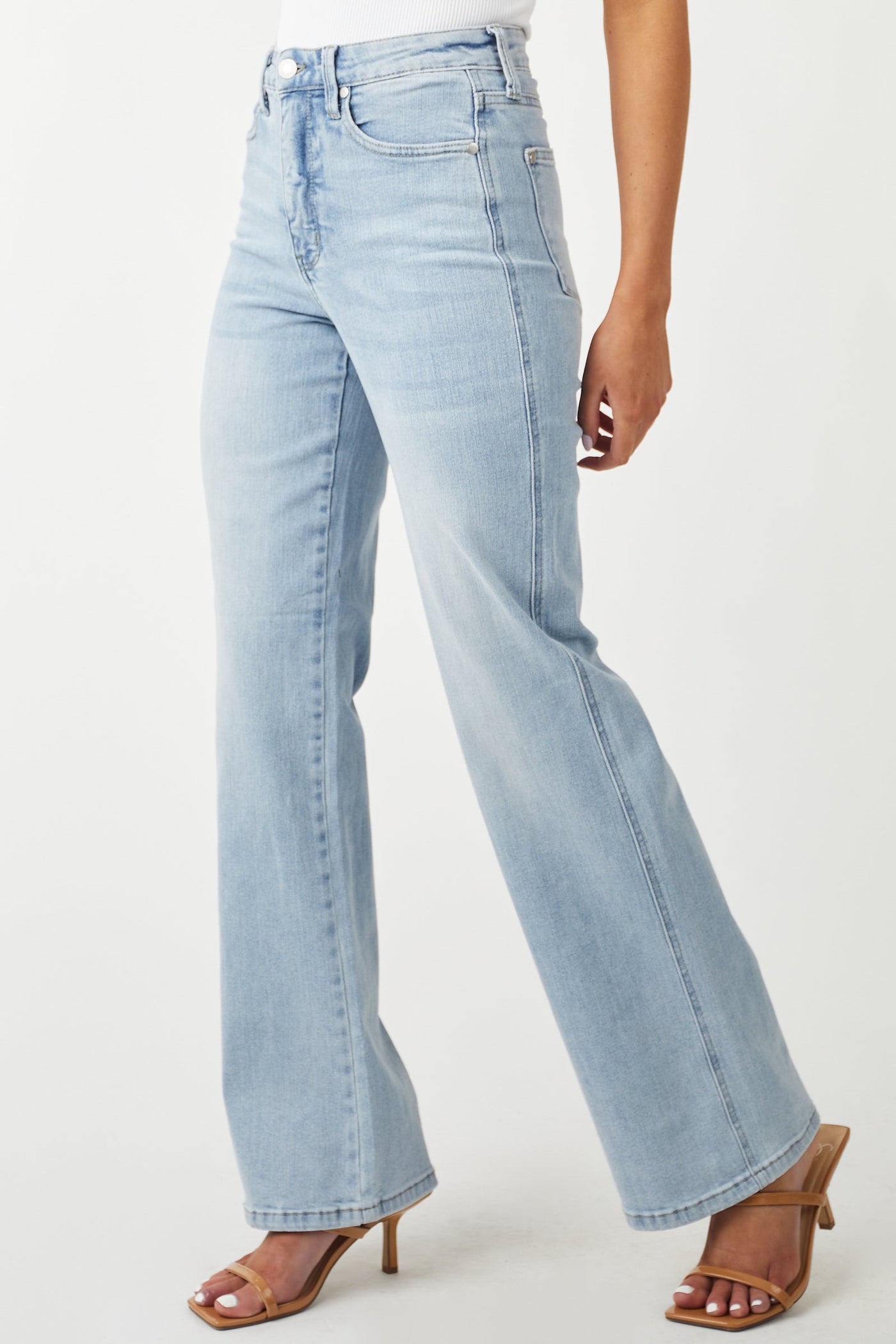 Vintage Light Wash High Rise Control Top Jeans