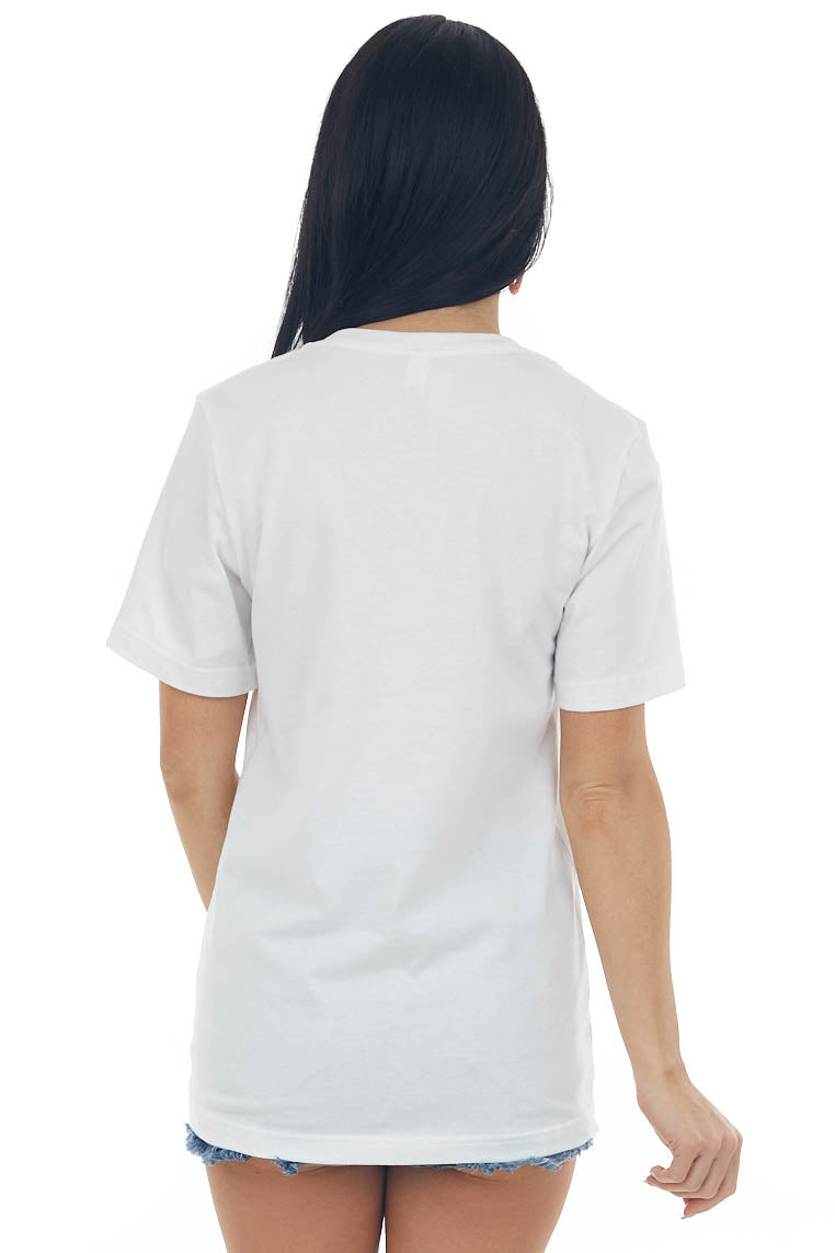 White 'You Are My Sunshine' Graphic Tee Shirt