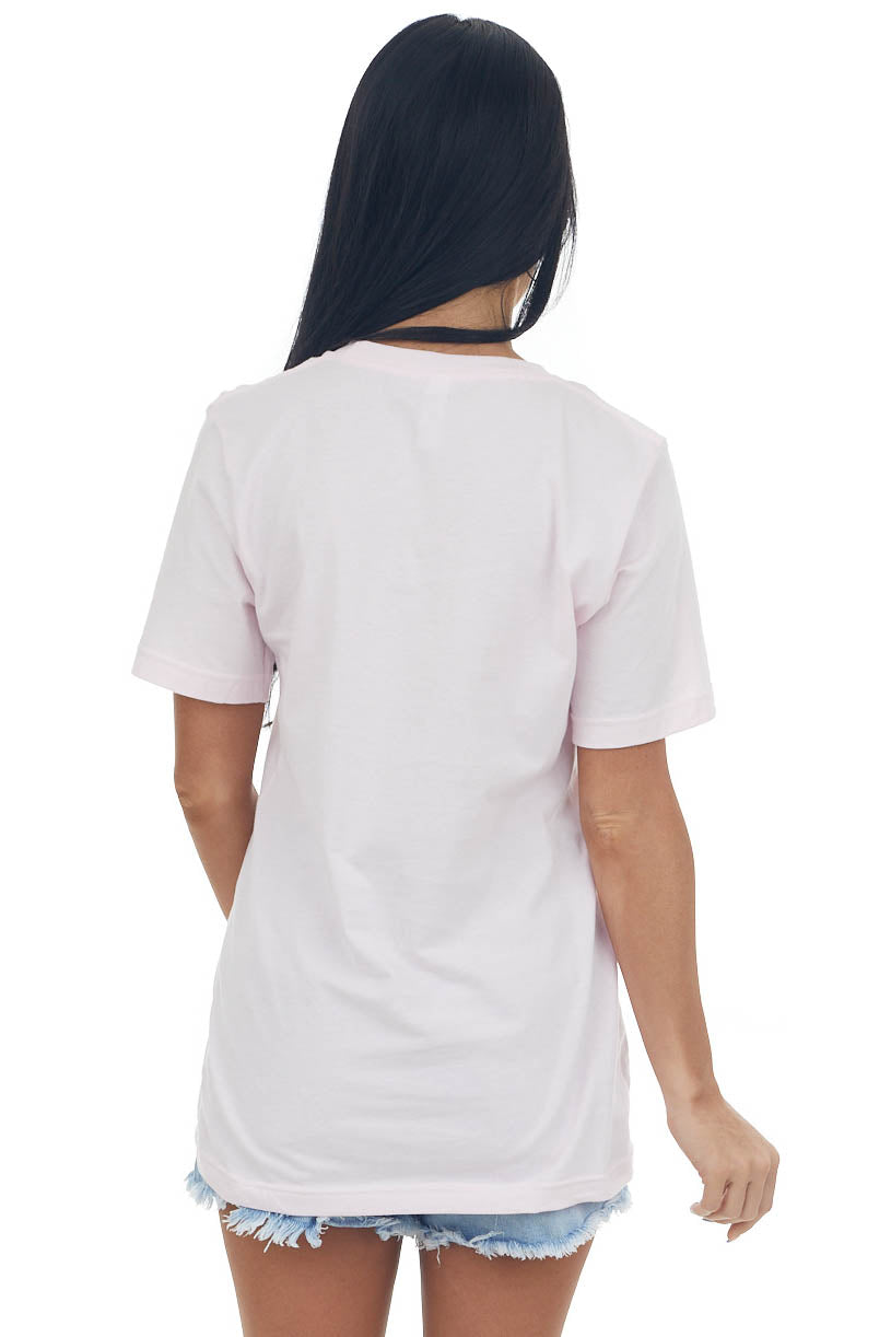 Blush Retro 'Bride' Short Sleeve Graphic Tee