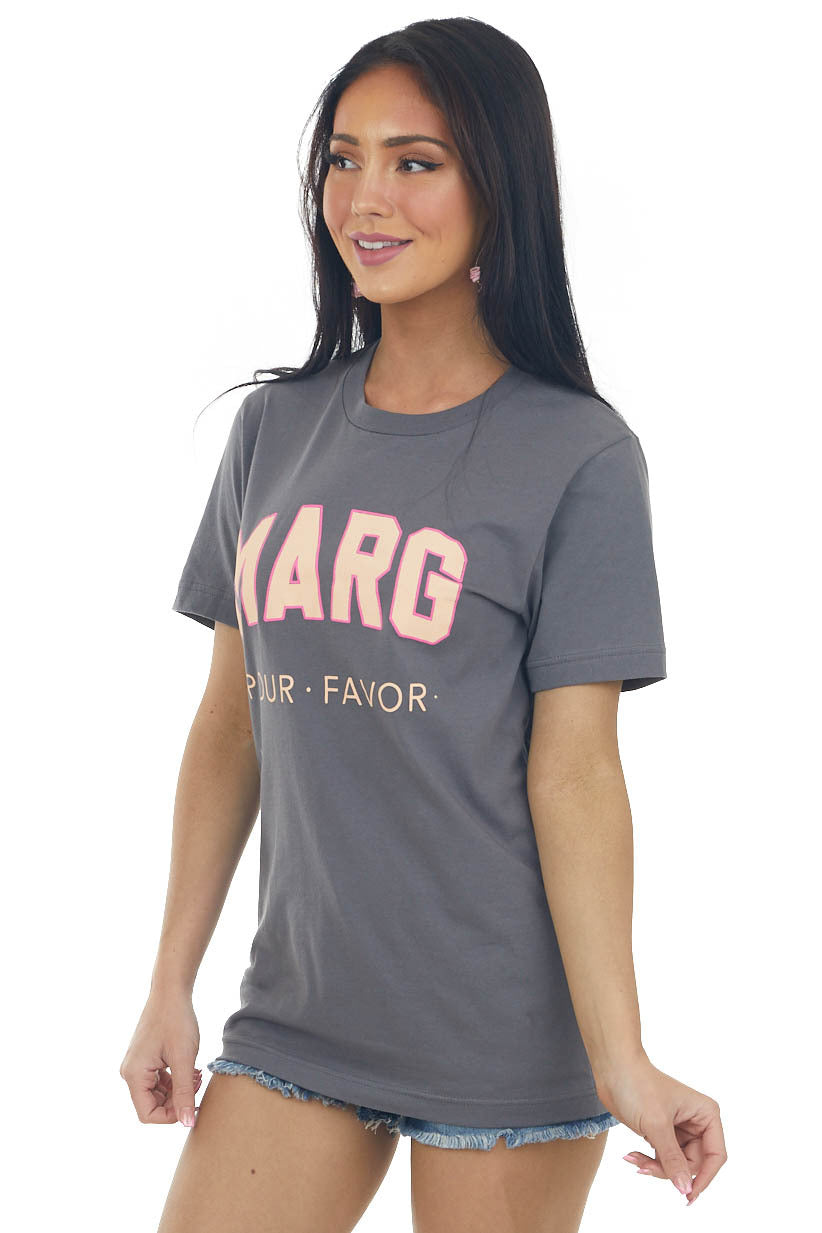 Graphite 'Marg Pour Favor' Graphic Tee