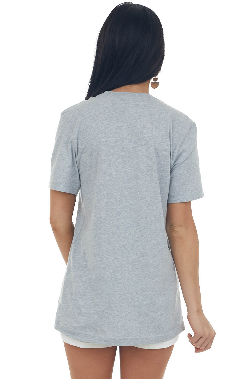 Heather Grey 'Florida' Graphic Tee Shirt