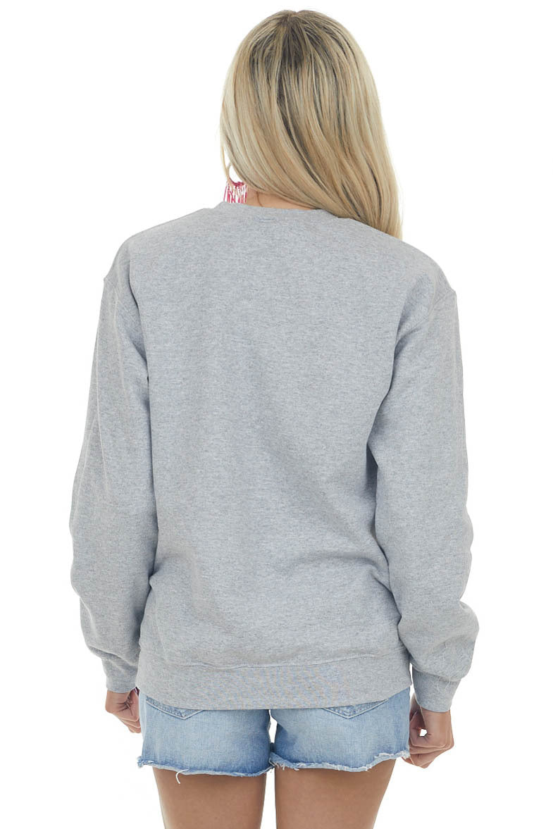 Heather Grey 'Howdy' Graphic Sweatshirt