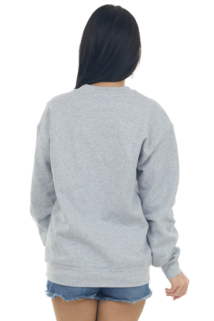 Heather Grey 'Salty' Graphic Sweatshirt 