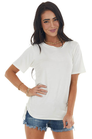 Vanilla Top with Adjustable Side Ruching 