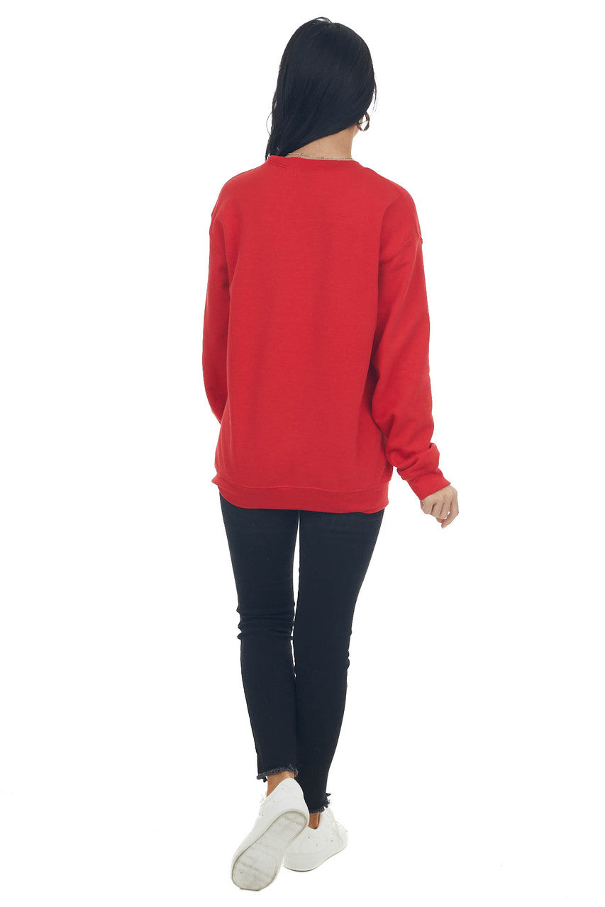 Ruby and Blush 'Loveholic' Graphic Sweatshirt