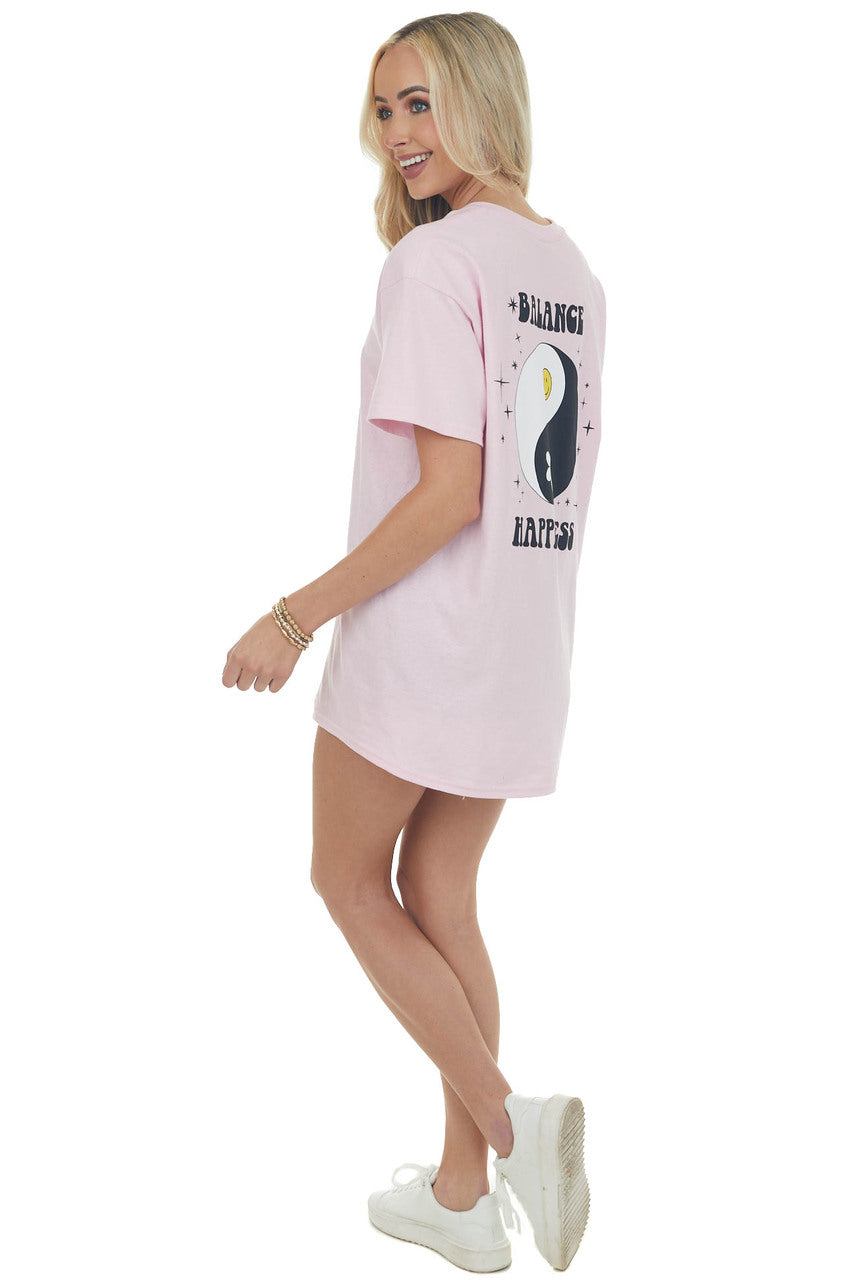 Carnation 'Balance Happiness' Graphic Tee 