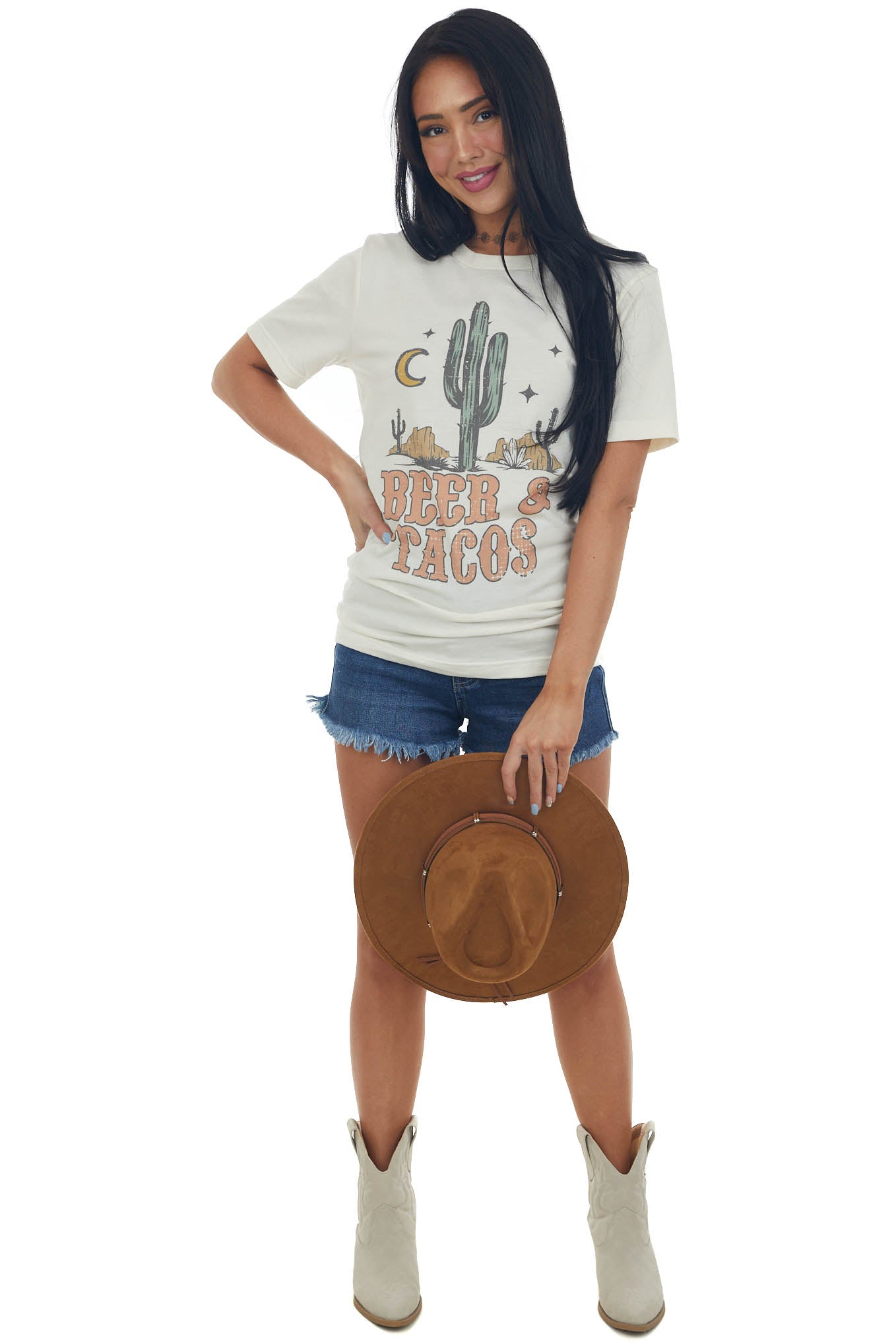 Ivory Desert 'Beer & Tacos' Graphic Tee