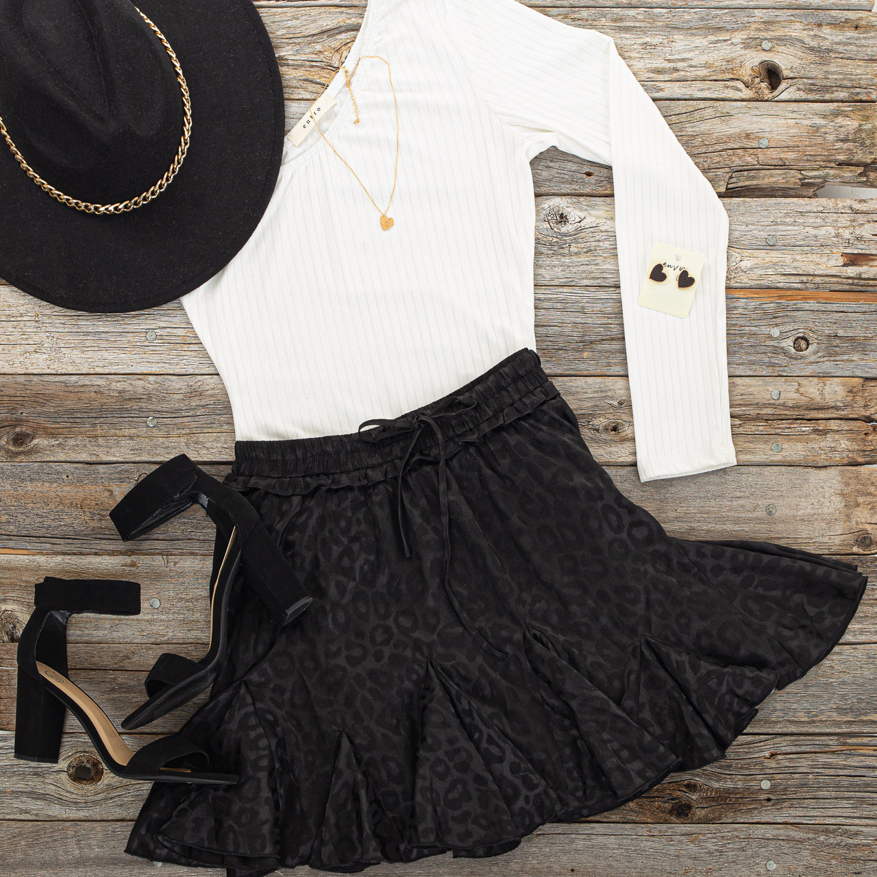 Ivory Fitted Single Sleeve Stretchy Ribbed Knit Top