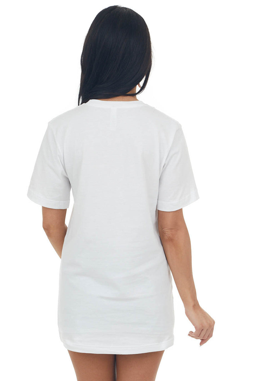 Pearl 'Good Vibes' Yin and Yang Graphic Tee 