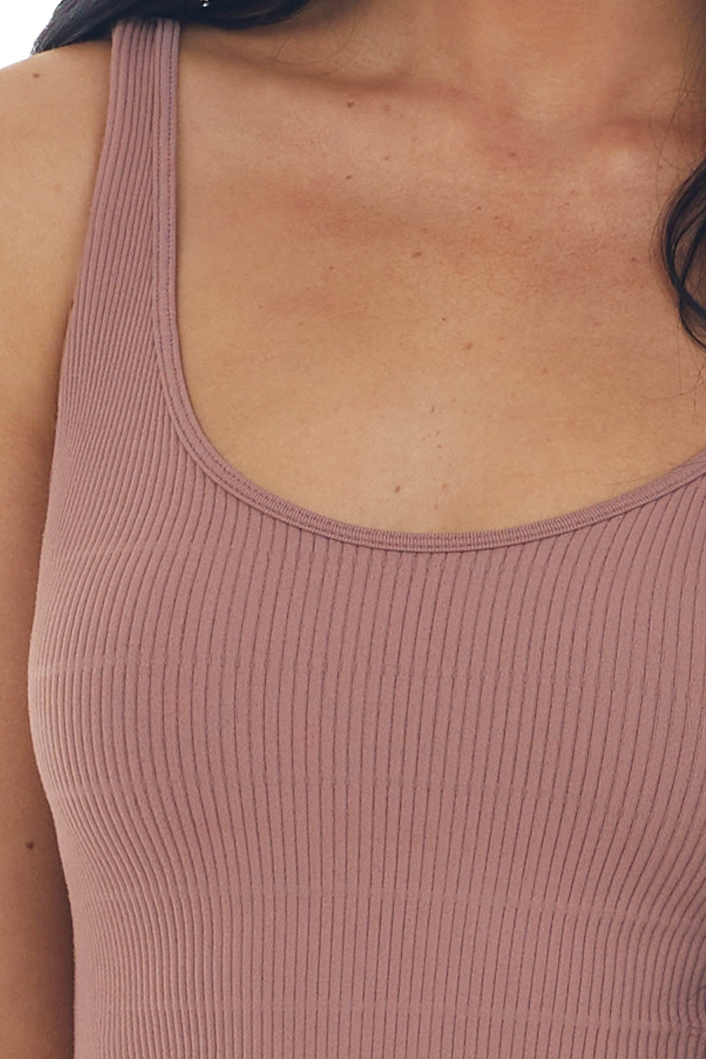 Sienna Seamless Ribbed Knit Cropped Tank Top