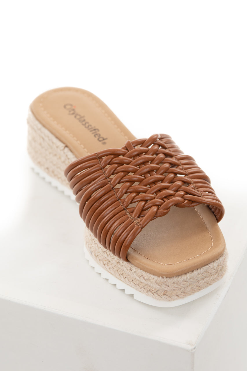Spice Square Toe Espadrille Wedge Sandal