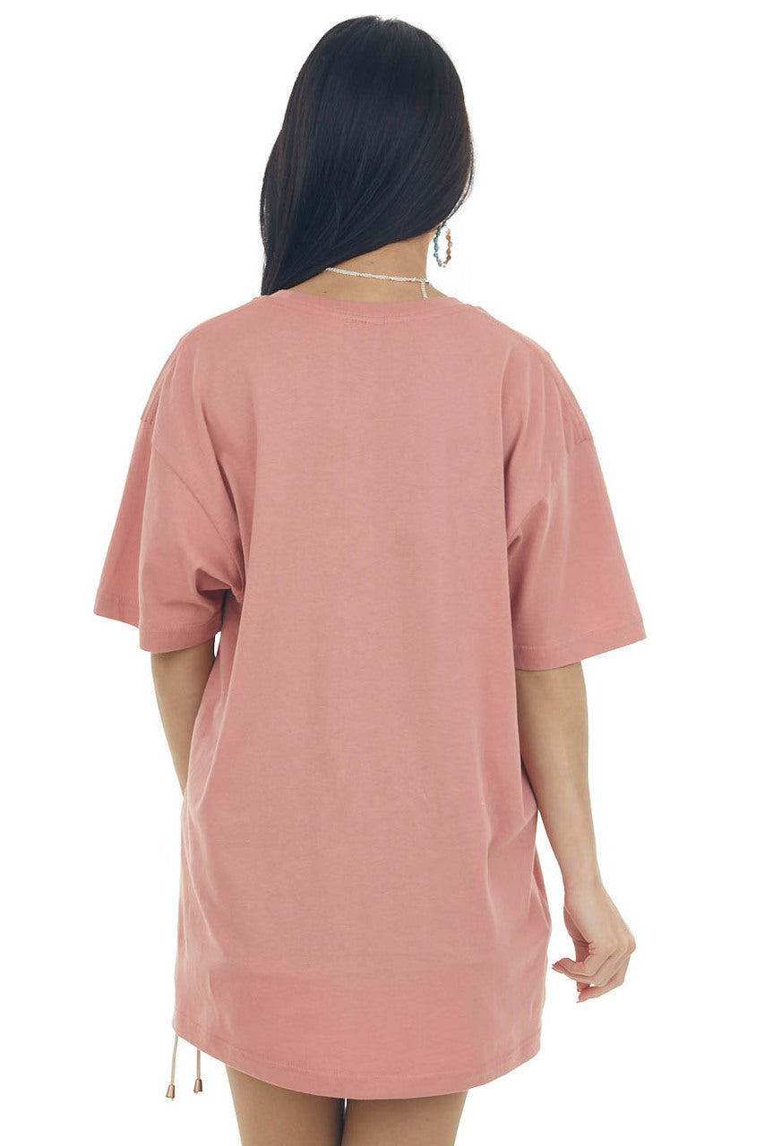 Watermelon 'Western' Oversized Graphic Tee 